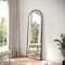 Flash Furniture Mila 22in x 65in Arched Metal Framed Wall Mirror, Black HMHD-23M009YBN-BLK-GG - alternate 1
